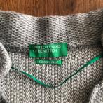 Vestjasje/jacket Benetton 38 lichtgrijs wolmix als nieuw, Kleding | Dames, Truien en Vesten, Ophalen of Verzenden, Zo goed als nieuw