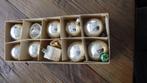mooie oude zilverkleurige kerstballen, Diversen, Ophalen of Verzenden, Gebruikt
