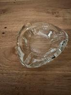 Oude glazen asbak 3hoek model vintage, Ophalen of Verzenden, Gebruikt, Asbak