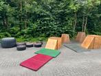 Gymmateriaal freerunning – Dikke mat, obstakels & blokken, Sport en Fitness, Ophalen, Gebruikt