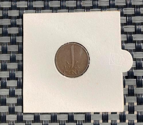 1 cent 1948 Wilhelmina, Postzegels en Munten, Munten | Nederland, 1 cent, Koningin Wilhelmina, Ophalen of Verzenden