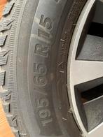 Set Michelin Alpin5 winterbanden 195/65/R15 op velg, Auto-onderdelen, Banden en Velgen, Ophalen, Gebruikt, 15 inch, Banden en Velgen