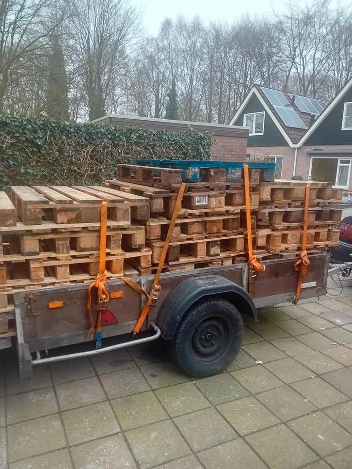 Gezocht gratis partij euro pallets en wegwerp pallets, Doe-het-zelf en Verbouw, Hout en Planken, Overige houtsoorten, Ophalen