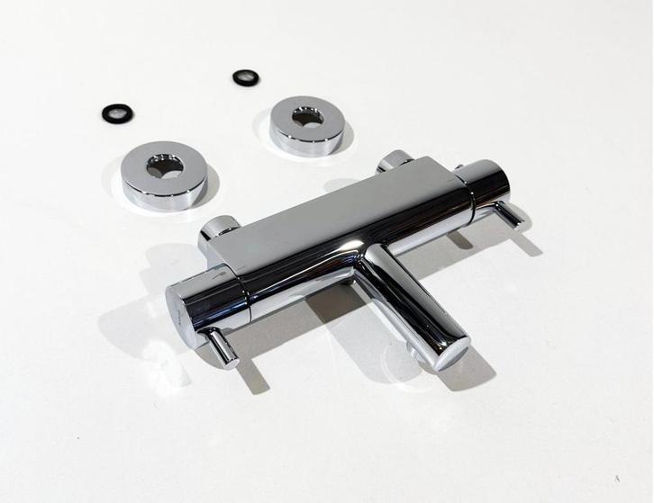 HOTBATH BUDDY B022 THERMOSTATISCHE BADMENGKRAAN CHROOM, Doe-het-zelf en Verbouw, Sanitair, Nieuw, Kraan, Chroom, Ophalen of Verzenden