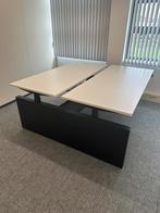 Dubbel zit/sta bureau elektrisch. Tweemaal 180x80, Huis en Inrichting, Bureaus, Ophalen, Elektrisch, Zo goed als nieuw, Stabureau