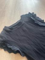Amy&Ivy Zwarte Jurk XS Kante details, Ophalen, Zwart, Knielengte, Maat 34 (XS) of kleiner