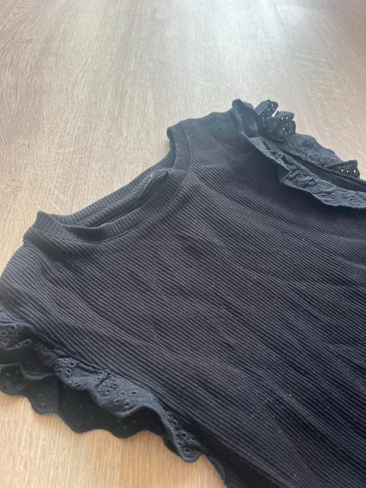 Amy&Ivy Zwarte Jurk XS Kante details, Kleding | Dames, Jurken, Zo goed als nieuw, Maat 34 (XS) of kleiner, Zwart, Knielengte, Ophalen