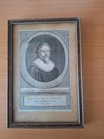 antieke originele gravure van Hugo de Groot, Ophalen of Verzenden