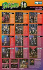 Todd Toys - Spawn Action Figures Toy Flyer uit 1995, Verzenden, Gebruikt
