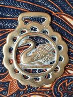 Mooi origineel oud zwaan kleppermannetje uit Engeland.