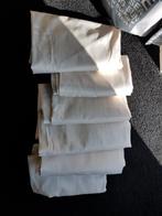 6 x  beige,  dikke gordijnen, Huis en Inrichting, Stoffering | Gordijnen en Lamellen, Ophalen, 200 cm of meer, Beige, Zo goed als nieuw