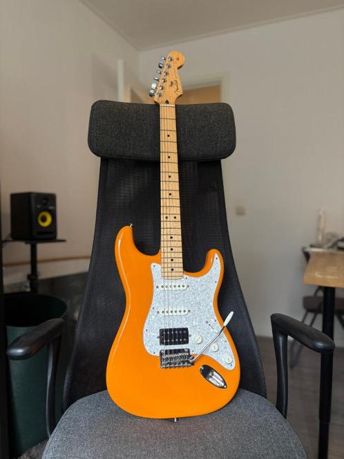 Fender player strat capri orange, Muziek en Instrumenten, Snaarinstrumenten | Gitaren | Elektrisch, Zo goed als nieuw, Solid body