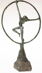 Jits Bakker - zeer groot bronzen beeld - 59 cm. hoog, Antiek en Kunst, Kunst | Beelden en Houtsnijwerken, Ophalen of Verzenden