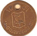 HONDENPENNING `S GRAVENHAGE 1941 Nr 15827, Postzegels en Munten, Penningen en Medailles, Ophalen of Verzenden, Overige materialen