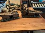 Groot 90 cm oorlog schip vrak 2 delen, Ophalen of Verzenden, Zo goed als nieuw, Plant(en), Steen of Hout