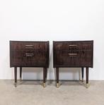 Vintage nachtkastje  Palisanderhout, Huis en Inrichting, Kasten | Ladekasten, Ophalen, Minder dan 50 cm, 1 of 2 laden, Minder dan 100 cm