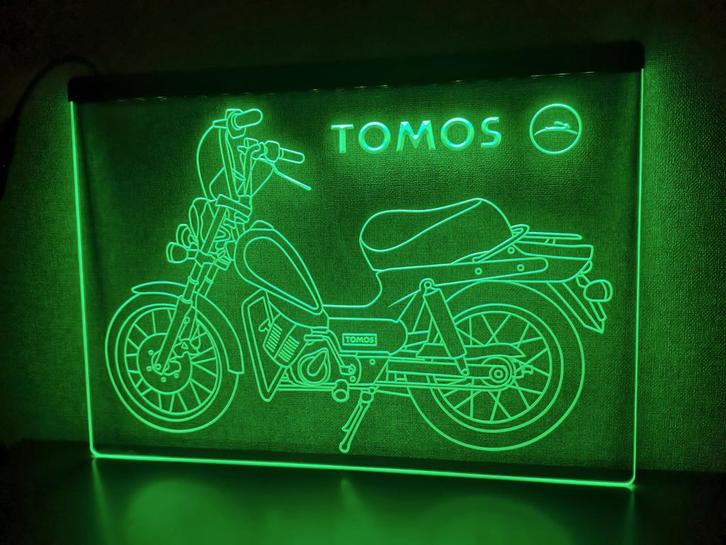 TOMOS 3D ledverlichting lamp lichtbak, Verzamelen, Merken en Reclamevoorwerpen, Nieuw, Lichtbak of (neon) lamp, Ophalen of Verzenden