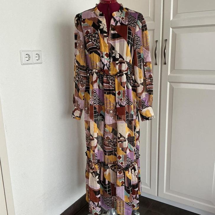 Nümph jurk maat 36, Kleding | Dames, Jurken, Zo goed als nieuw, Maat 36 (S), Overige kleuren, Onder de knie, Ophalen of Verzenden