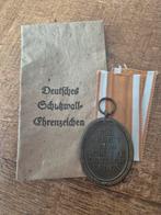 Duitse Westwall medaille., Ophalen of Verzenden, Landmacht, Duitsland, Lintje, Medaille of Wings