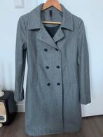 Zgan grijze 50% wollen mantel, Mango, maat M, Kleding | Dames, Jassen | Zomer, Mango, Zo goed als nieuw, Grijs, Ophalen