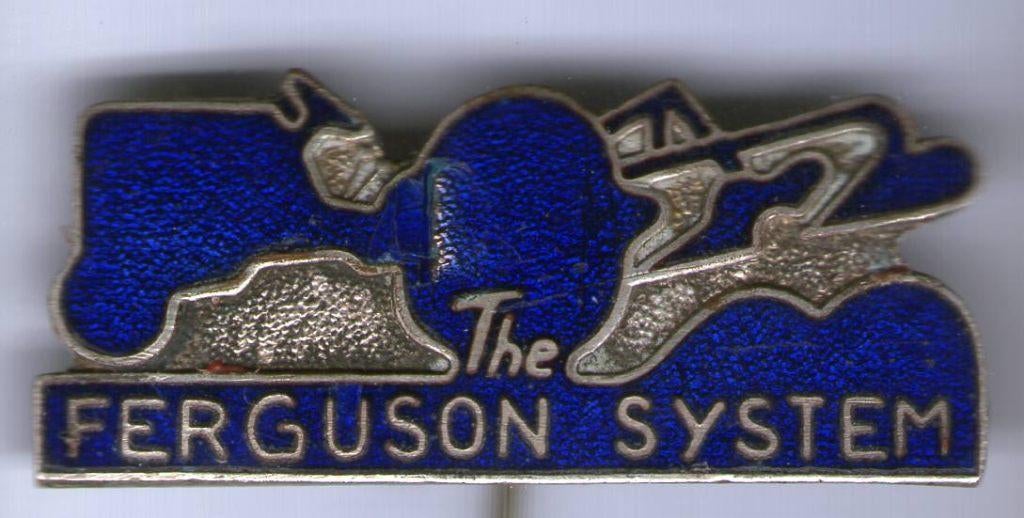 Ferguson System blauw email zilverkl tractor speldje( E_169), Verzenden, Zo goed als nieuw, Transport, Speldje of Pin