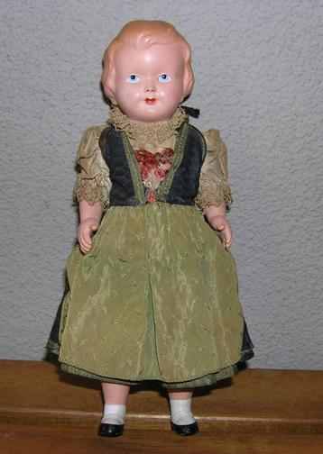2 Vintage celluloid popjes in gave bespeelde staat beschikbaar voor biedingen
