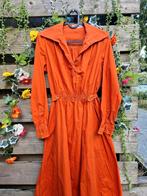Prachtige super retro vintage oranje casual jurk, Maat 38/40 (M), Oranje, Ophalen of Verzenden, Zo goed als nieuw