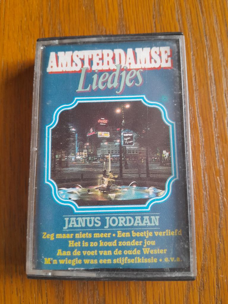 Janus Jordaan Amsterdam liedjes cassettebandje, Gebruikt, 1 bandje, Ophalen of Verzenden, Origineel