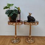 Set Hollywood Regency bijzettafeltjes tafeltjes plantentafel, Huis en Inrichting, Tafels | Bijzettafels, Info@flashbackfurniture.nl