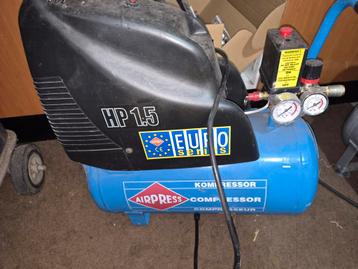 4x Airpress Compressor 1.5 HP - Onderhoud Nodig beschikbaar voor biedingen