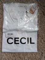Cecile, wit shirt met kraag NIEUW, Ophalen of Verzenden, Wit, Zo goed als nieuw, Maat 46/48 (XL) of groter
