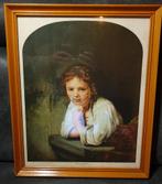 Meisje in het venster, Antiek en Kunst, Ophalen of Verzenden