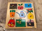 Educo schoolmateriaal houten inlegpuzzel/puzzel, 2 tot 4 jaar, Gebruikt, Ophalen of Verzenden, Van hout