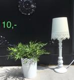 Brocante lampje + plantje, Ophalen of Verzenden, Zo goed als nieuw, Minder dan 50 cm