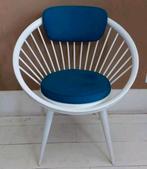 Vintage Circle Chair – ontwerp Yngve Ekström, 1958, Huis en Inrichting, Stoelen, Hout, Gebruikt, ., Wit