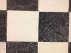 Zwart wit geblokt natuursteen getrommeld 20x20x1cm, Ophalen, Overige typen, Info@walstra.nl, Nieuw