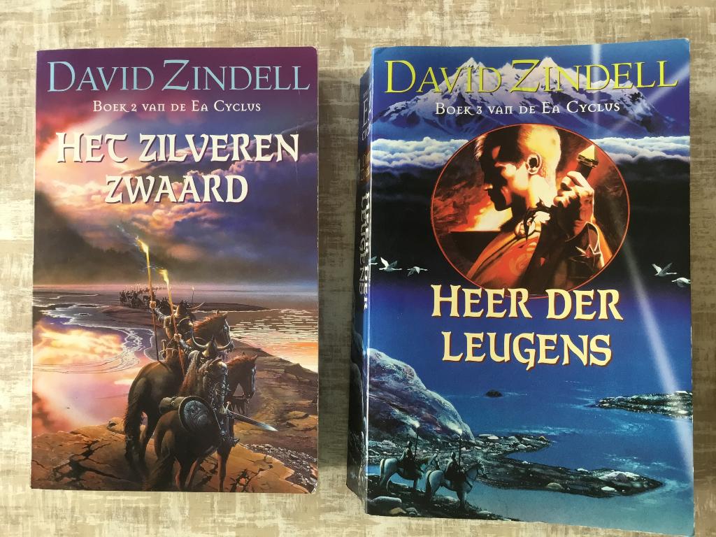 David Zindell: Ea cyclus deel 2 en 3, Boeken, Ophalen of Verzenden, Zo goed als nieuw