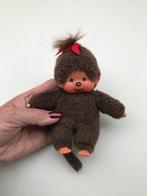 Vintage Monchhichi aapje klein met met rode srikje, Ophalen of Verzenden, Gebruikt, Overige typen