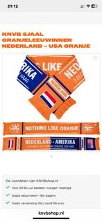 KNVB sjaal GEZOCHT nederland Amerika 3 dec 24, Eén persoon, December