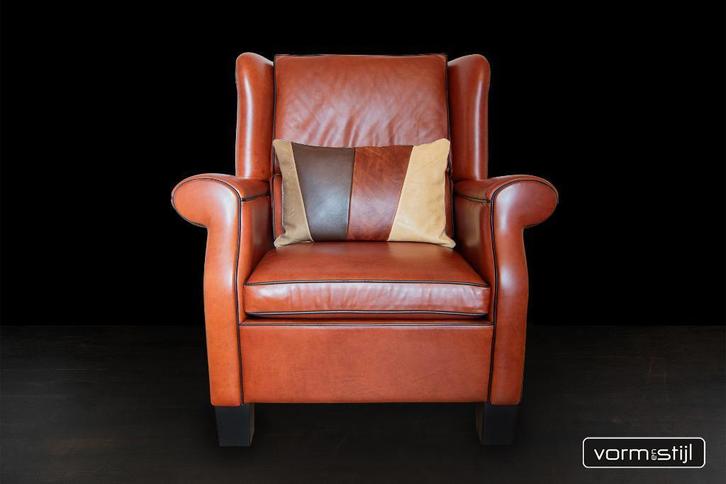 XXL Love seat ‘fat boy’, Huis en Inrichting, Fauteuils, Zo goed als nieuw, Leer, 100 tot 125 cm, 100 tot 125 cm, Ophalen