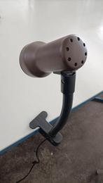 retro bureaulamp klemspot spot bruin vintage jaren 70 design, Huis en Inrichting, Lampen | Spots, Gebruikt, Metaal of Aluminium