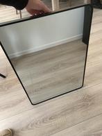 Spiegel zwart 70x50 cm, Huis en Inrichting, Woonaccessoires | Spiegels, Ophalen, Minder dan 50 cm, Zo goed als nieuw, Minder dan 100 cm