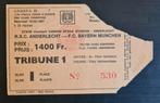 Oud voetbal entree ticket Europacup 1 Anderlecht Bayern Mun., Ophalen of Verzenden, Buitenlandse clubs, Overige typen