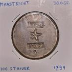 noodmunt 100 stuiver maastricht 1794, Vóór koninkrijk, Zilver, Losse munt, Overige waardes