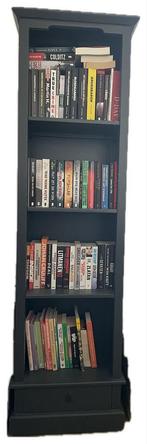 Antraciet Boekenkastje met Lade, Ophalen, Minder dan 50 cm, Gebruikt, Met lade(s)