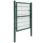 IJzeren tuinpoort hek looppoort draaihek groen GRATIS BEZORG, Staal, Verzenden, Minder dan 100 cm, 100 tot 150 cm