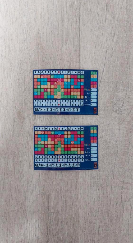 Herbruikbare scorevellen van het spel 'keer op keer' level 3, Hobby en Vrije tijd, Gezelschapsspellen | Overige, Nieuw, Een of twee spelers