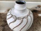 Japandi vaas Strehla fat lava vaas keramiek vintage, Huis en Inrichting, Woonaccessoires | Vazen, Overige kleuren, Aardewerk of Porselein