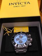 Invicta Grand Diver Chronograph Quartz, Ophalen of Verzenden, Waterdicht, Nieuw, Blauw