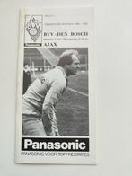 BVV Den Bosch - AJAX Seizoen 1988-89 ..15-5-1989 Programma, Verzamelen, Sportartikelen en Voetbal, Verzenden, Zo goed als nieuw